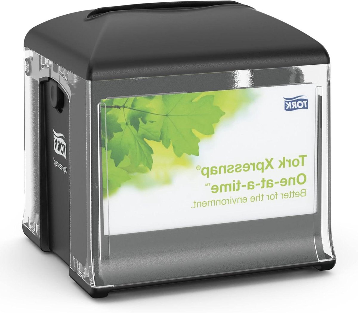 Servetdispenser Tafelmodel - Servettenhouder Keuken - Tafeldekking - Ruimtebesparend Design - 14.9cm Breed - Zwart