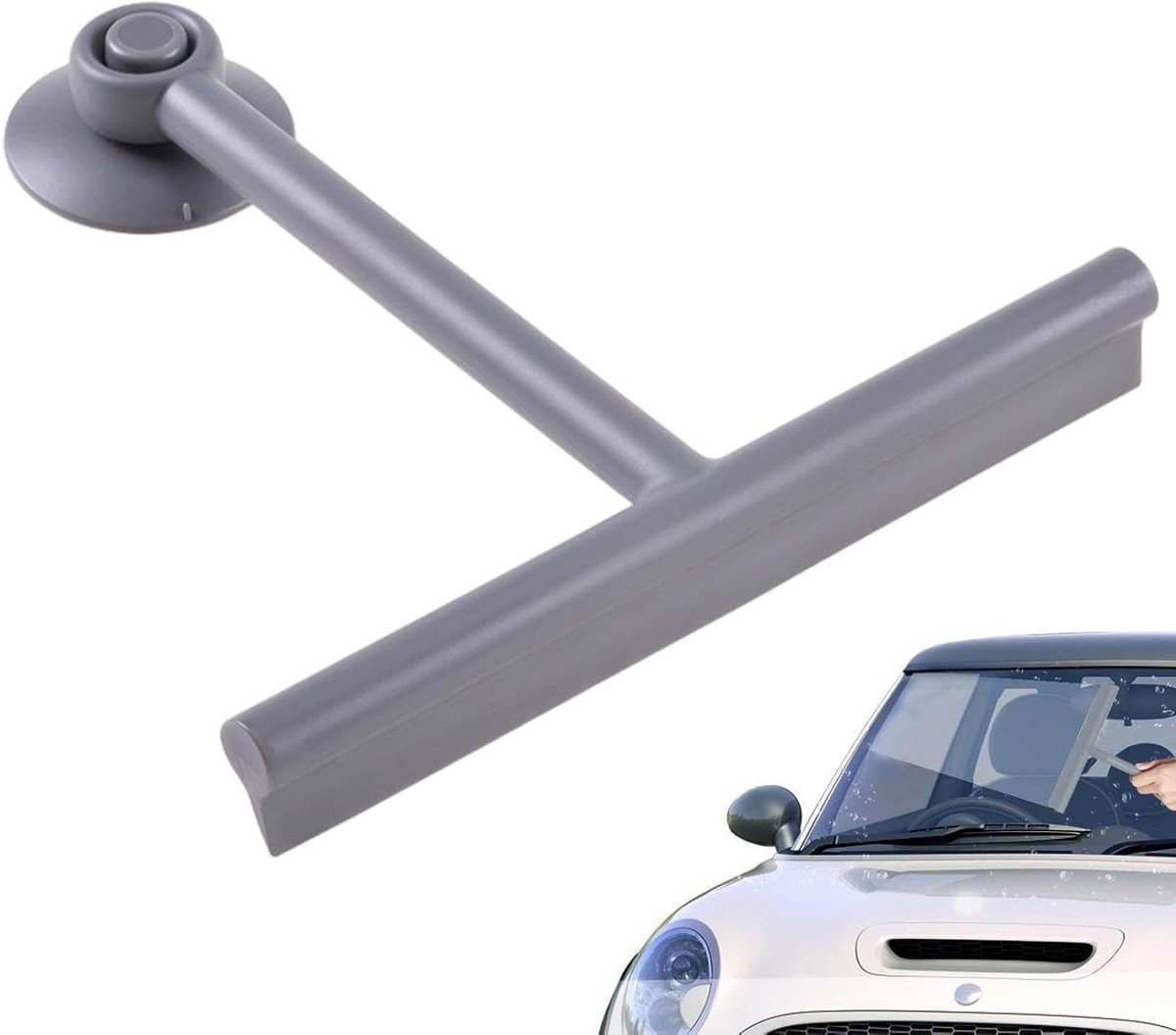 Douche Wisser - Glasreiniger Trekker - Gladde Oppervlakken Reinigen - Zachte TPE Rand - 22.9 x 21.6 x 5.3 cm