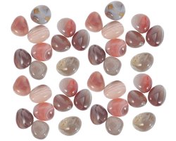 Kristalstenen Aquarium Grind - Decoratieve Kiezels Sierstenen - Aquarium Inrichting - Natuurlijke Kristalsteen - 100 Gram - Gekleurd