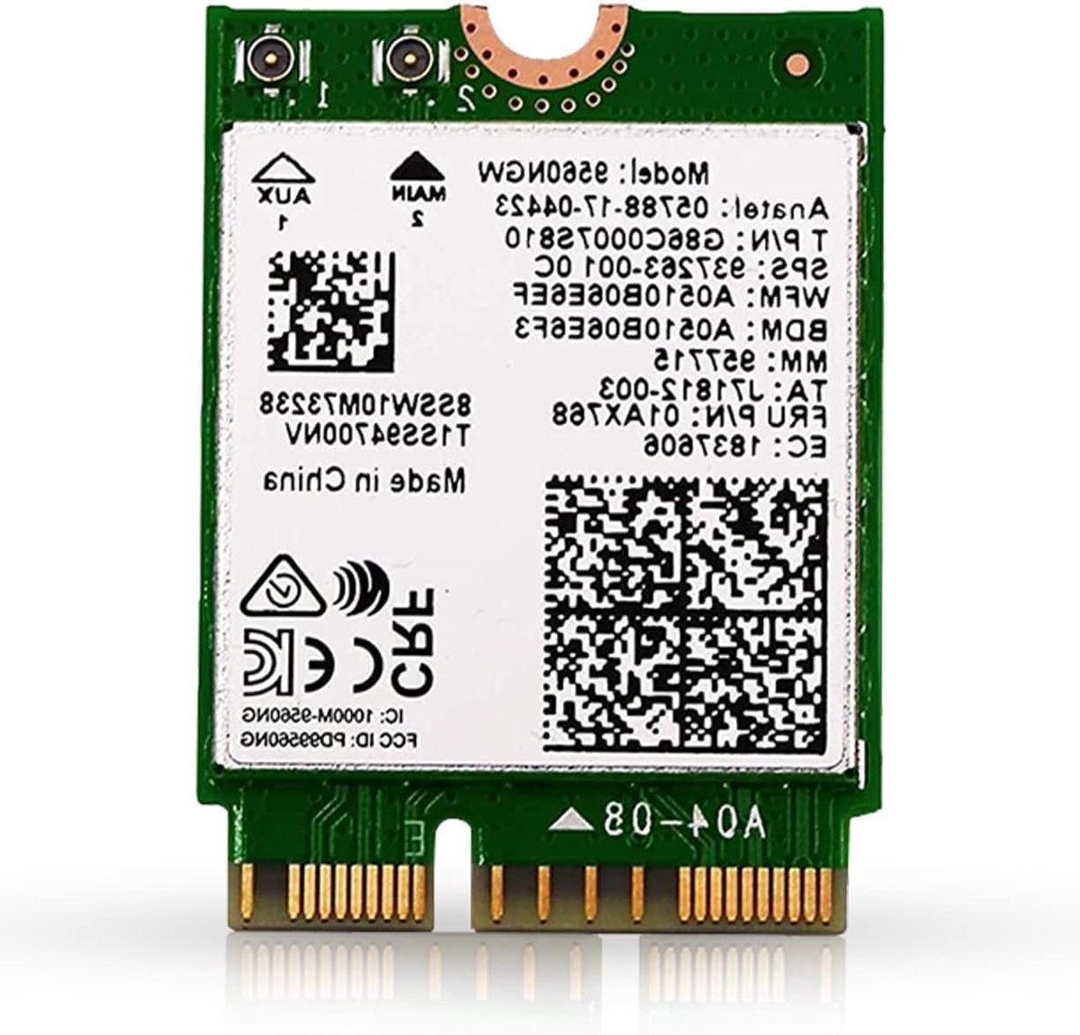 Draadloze Netwerkkaart - WiFi Adapter WLAN kaart - Internet Upgrade - CNVio Interface - M.2 Formaat - N.v.t.