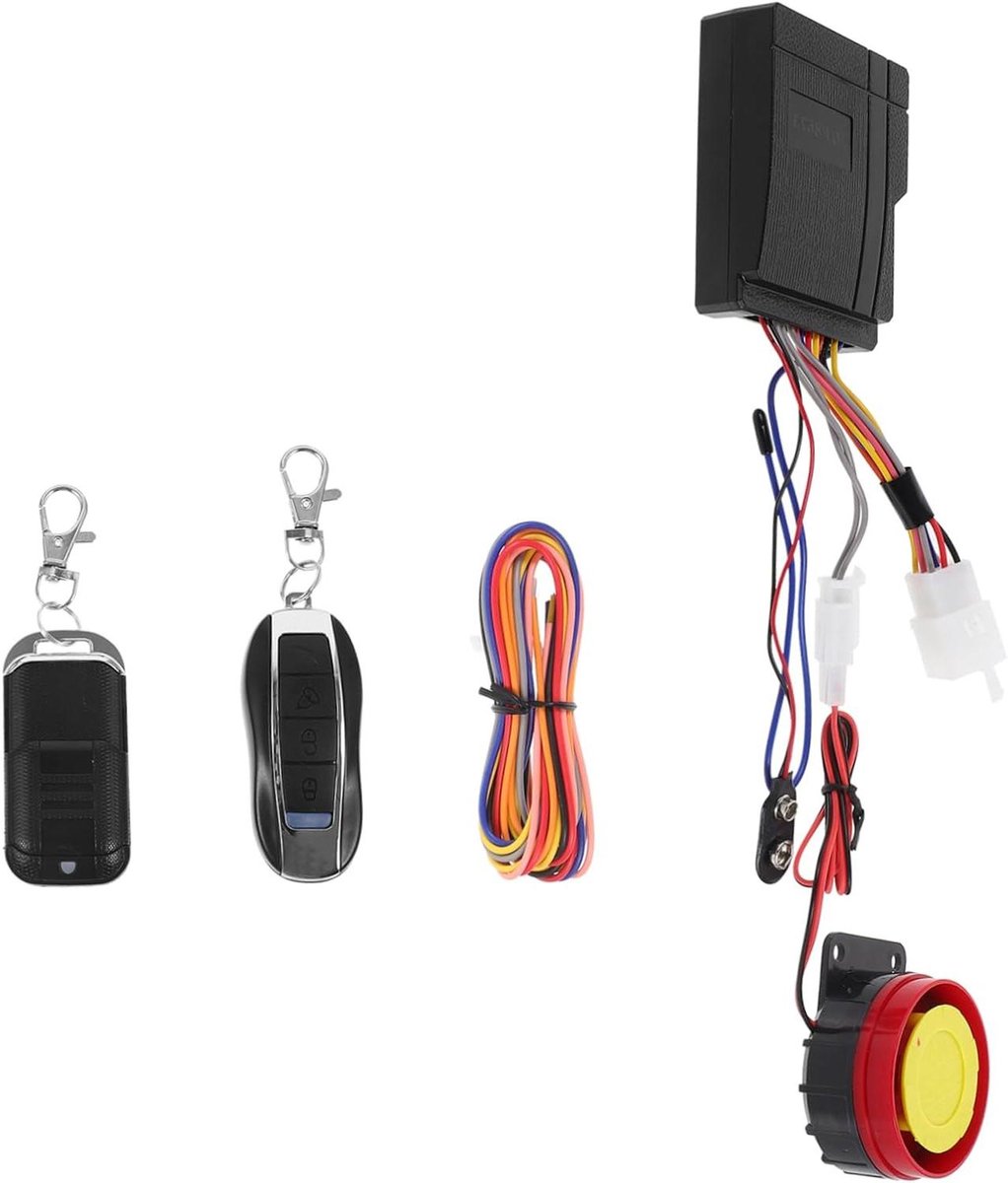 Motor Alarm Systeem - Scooter Beveiliging - Diefstal Voorkomen - Met Afstandsbediening - DC 12V - Diverse Kleuren