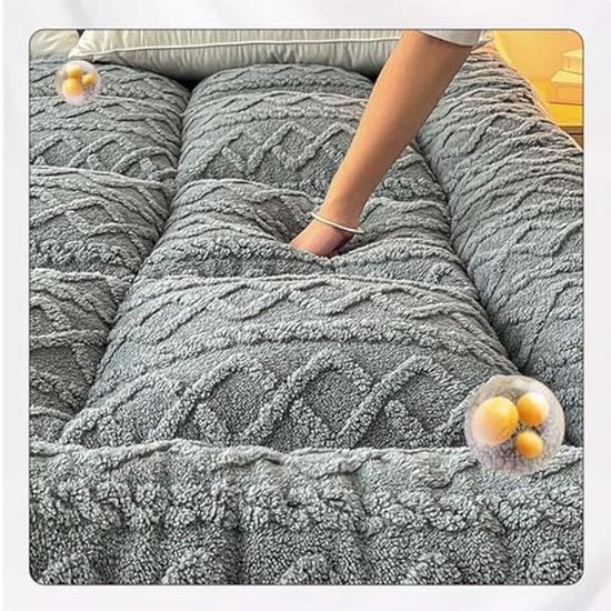 Japanse futonmatras - Vloermat slaapkussen - Comfortabel slapen - Opvouwbaar ruimtebesparend - Niet gespecificeerd - Niet gespecificeerd — afbeelding 5