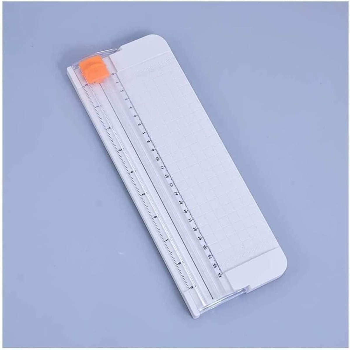 Stapelbare Papiersnijder - Handmatige Snijder - Papier Snijden - Stabiele Prestaties - 1000 Gram - Wit
