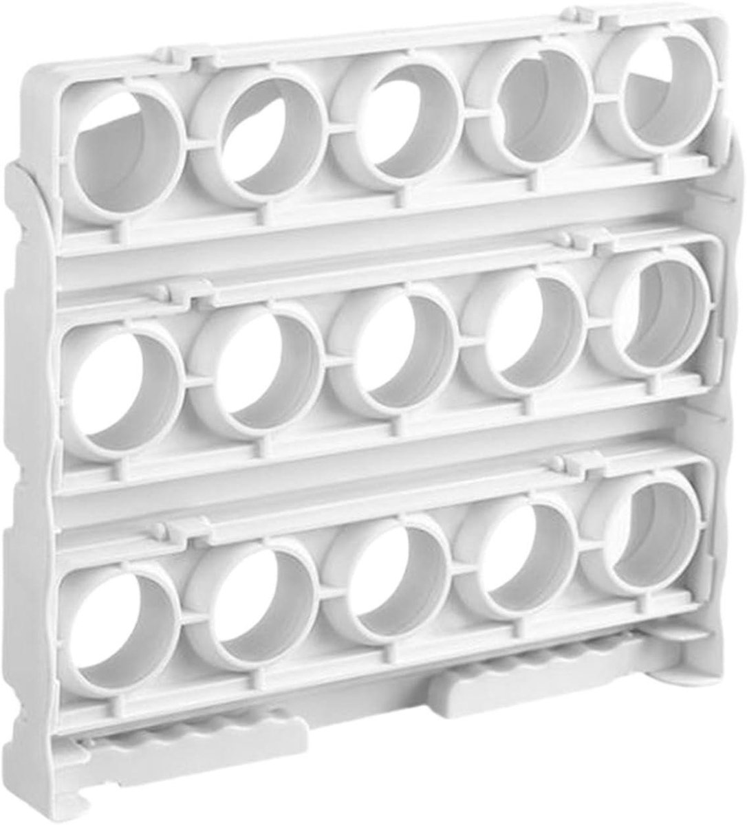 Koelkast Eierhouder - Ei Organizer - Eieren Bewaren - Opvouwbaar Ontwerp - 21 cm - Transparant