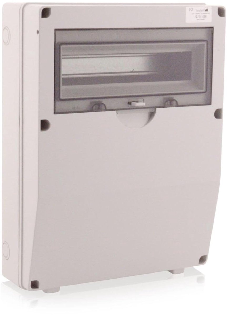 Bouwstroomverdeler Opbouwbehuizing - Krachtstroom Kast - Buiten Elektra - IP65 Waterdicht - 44 x 34 cm - Grijs