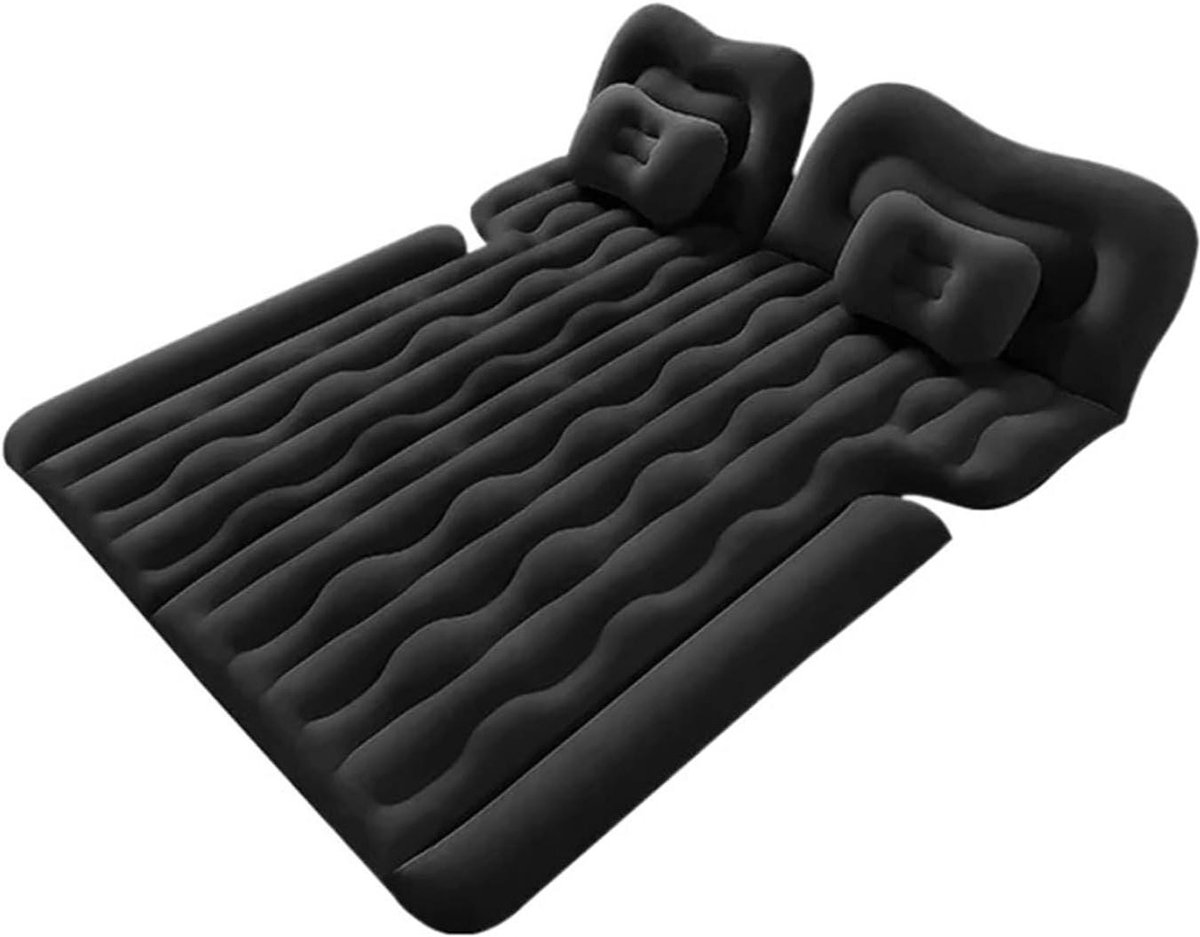 Opblaasbaar Luchtbed - Kampeer Matras - Reizen en Ontspannen - Demping en Schokabsorptie - One Size - Zwart