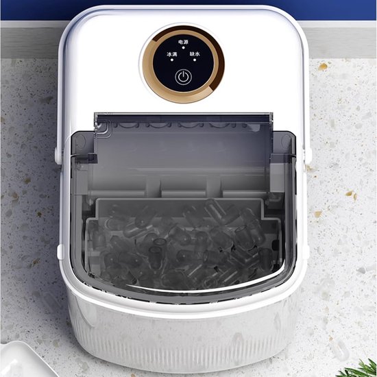 IJsblokjesmachine - IJsmachine aanrecht - Drankjes Koelen - Snel ijs in 6 minuten - 22 lbs per dag - Zilver — afbeelding 5