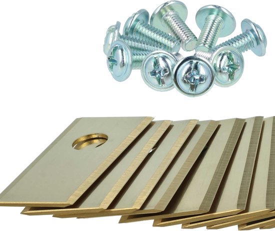 Reservemessen Grasmaaier - Robotmaaier messen - Gazon Onderhoud - Hoge Snijefficiëntie - 35 x 18 mm - Goud — afbeelding 3