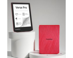 PocketBook Verse Pro e-reader Passion Red – 6 inch – 16 GB – waterdicht + Rood Hoesje – voordeelbundel