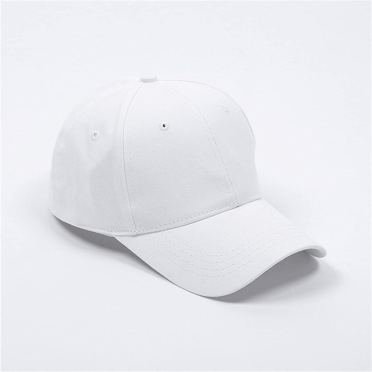 Baseball Cap - Zonnehoed Unisex - Outdoor Activiteiten - Ademend Katoen - One Size - Wit