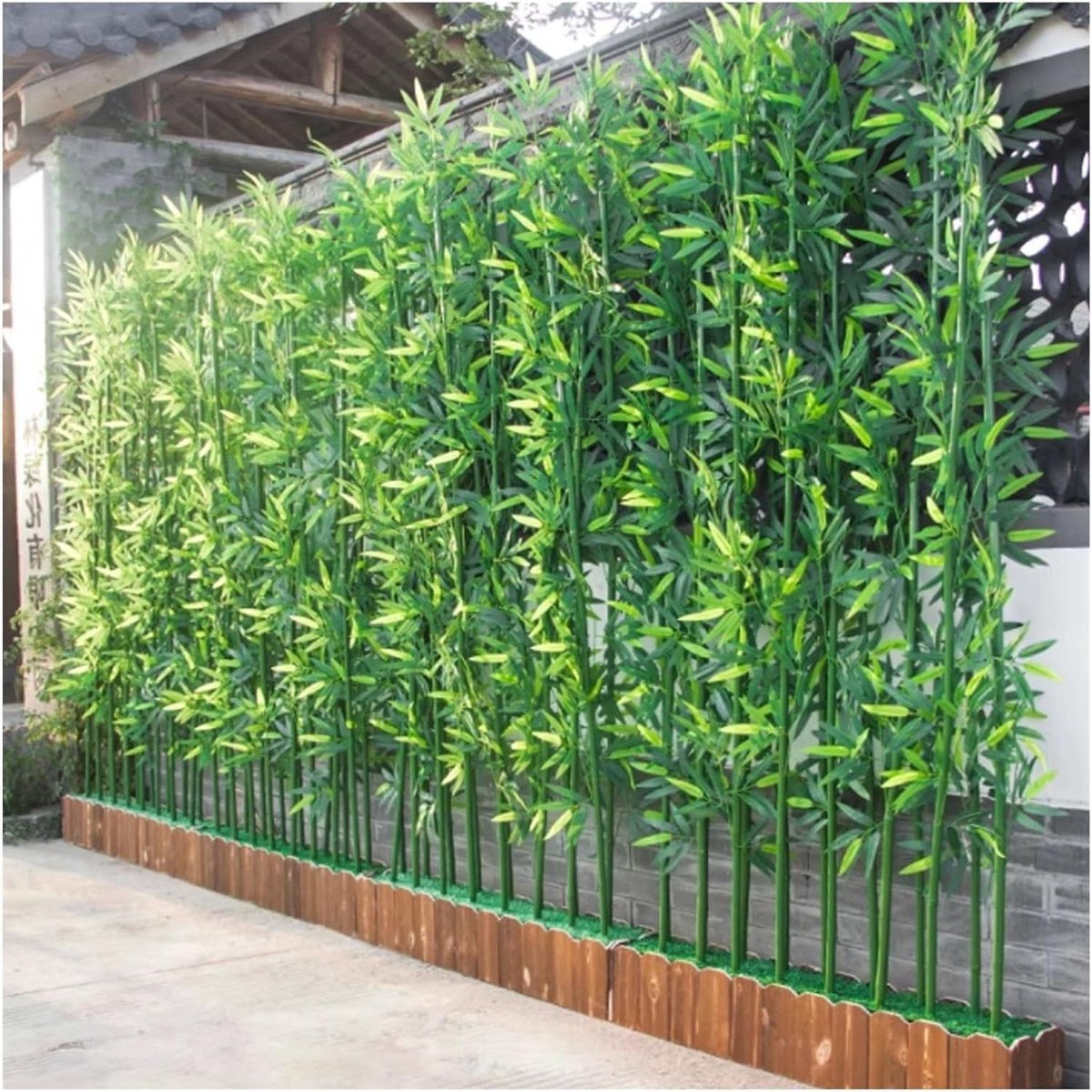 Kunstmatige bamboe - Groene plant - Ruimte verdelen - Realistisch ontwerp - 150 cm - Groen