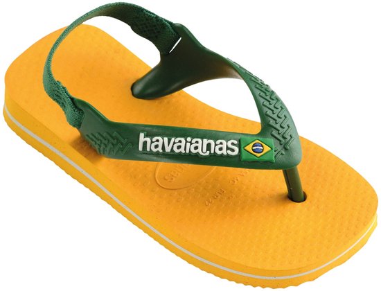 Havaianas Garçons Bébé Brasil Logo II Pop Yellow/ Amazon YELLOW 21