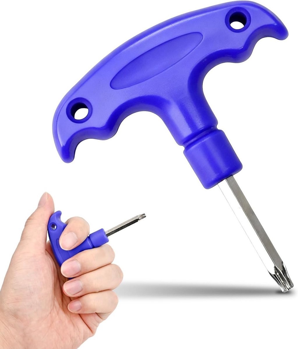 Verstelbare Golf Sleutel van RVS met Kunststof Handvat voor Golfspikes en Clubs, Ideaal Gereedschap voor Golfliefhebbers