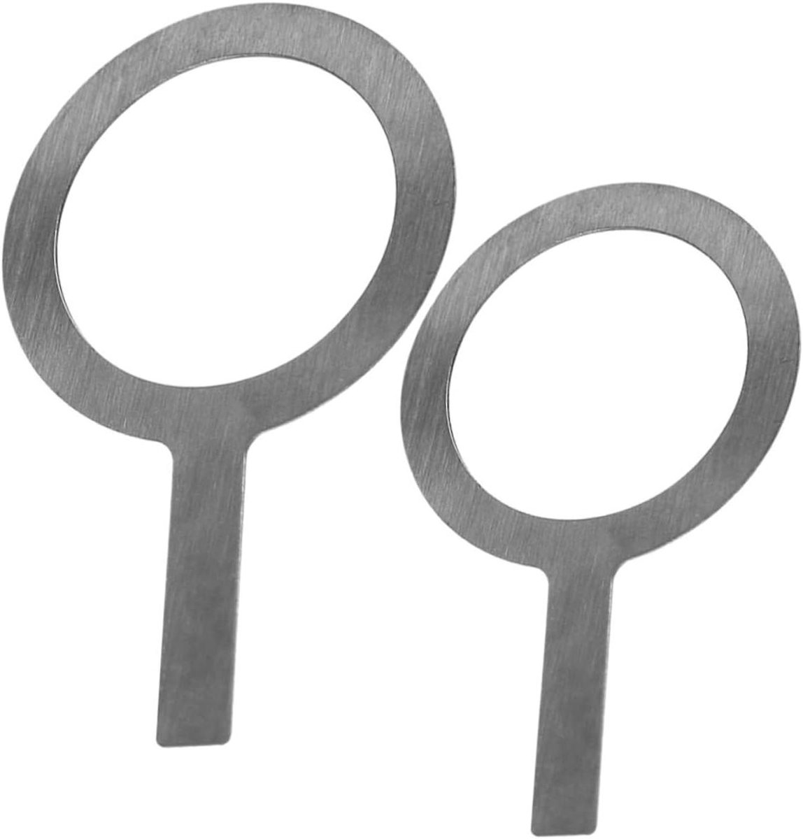 Melk Cup Ringen - Gasket Sets - Dessertbereiding - Roestvrij Staal - 16x10 cm - Zilver