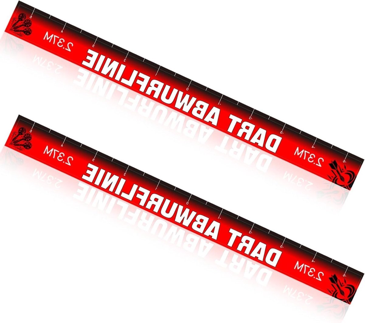 Dart Gooi Gewichten, Set van 2, 56 x 5 cm, Zelfklevend, Accessoires voor Stalen en Zachte Darts, Verbeter je Dartspel