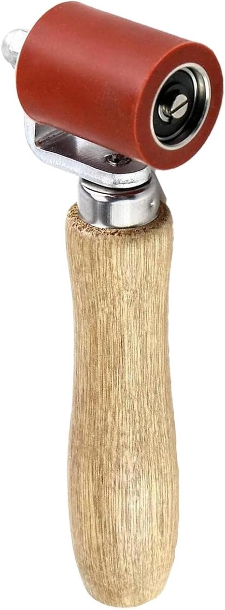 40mm Rood Drukroller voor Tapijt, Naadroller en Lijmroller, Geschikt voor Behang en Hittebestendige Toepassingen