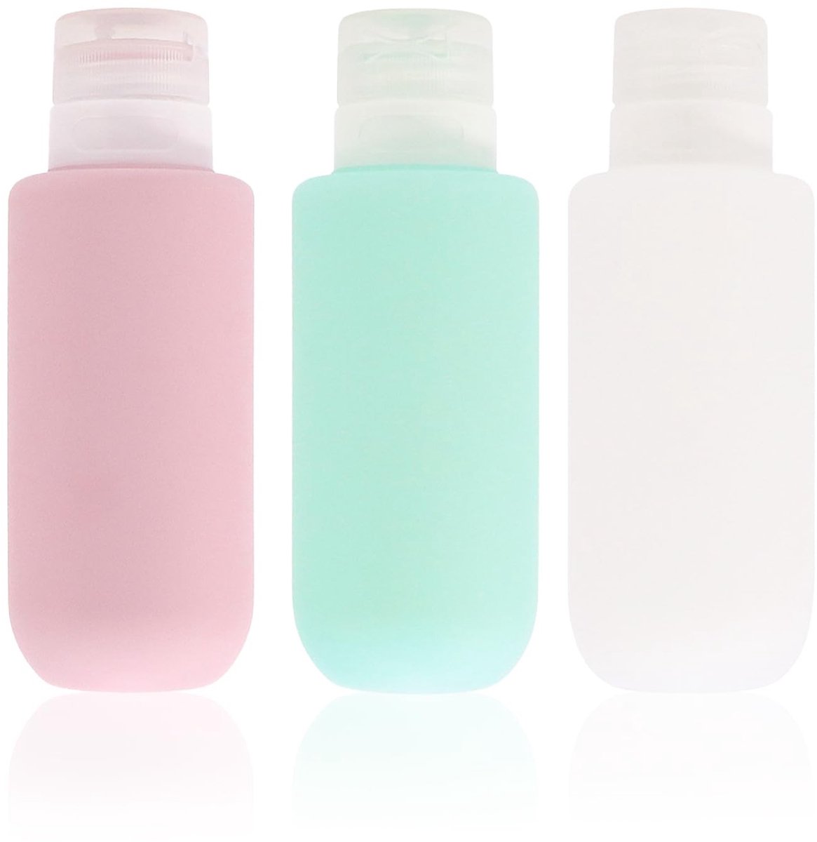 Dailygoody - Silicone Reisfles - 200ml - Lekvrije Herbruikbare Squeeze Containers - 3 Pack - BPA Vrij - Voor Toiletten en Cosmetica - Geschikt voor Re