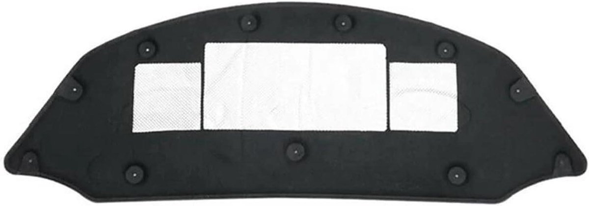 Isolatie Katoen - Motorkap Demping - Motor Geluid Reductie - Warmte Absorberend - 100 stuks - Zwart