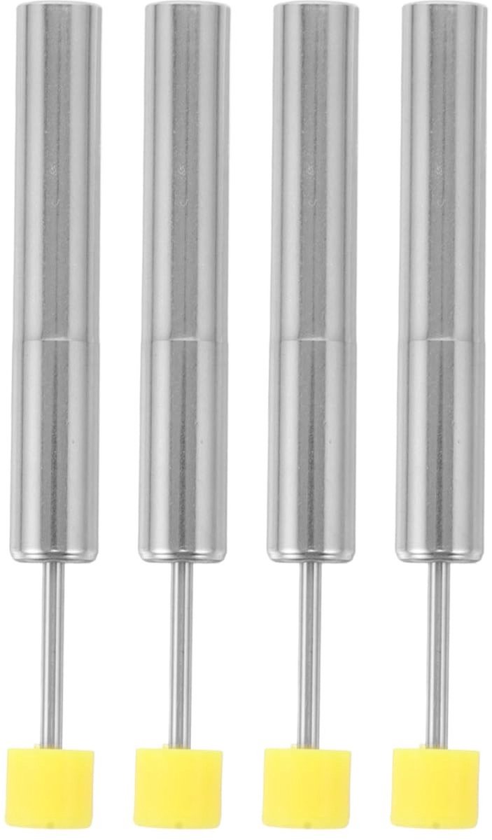 4 Stuks Hydraulische Scharnieren voor Afvalbakken, Langzaam Sluitende Piston, Vervangingen voor Defecte Demper, Roestvrij Staal en Duurzaam Design