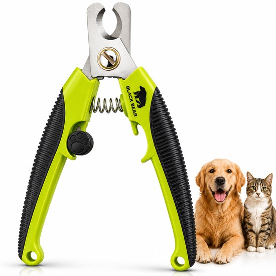 Professionele Nagelknipper Hond en Kat - Groen - met Veiligheidsstop en Nagelvijl
