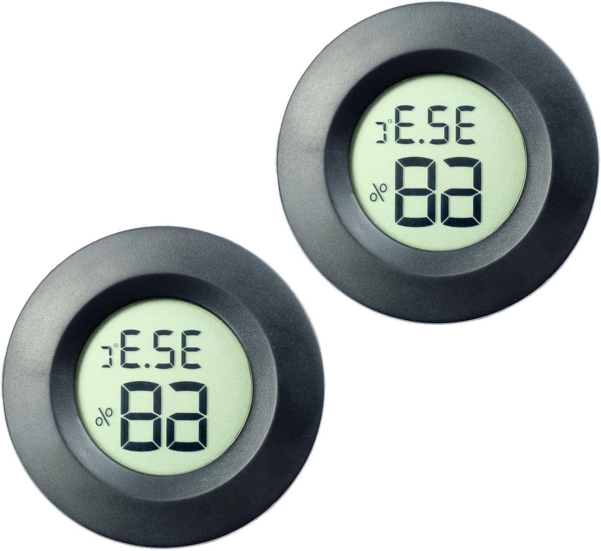 Mini hygrometer en thermometer set voor binnen en buiten | Digitale LCD vochtigheidsmeter
