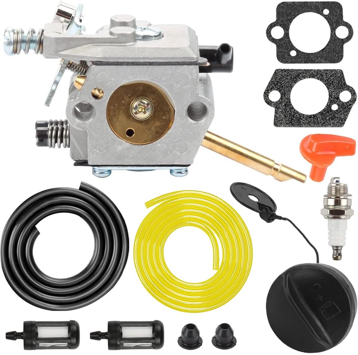 Dailygoody - Carburateur - Bosmaaier - Inclusief Afdichtingen - Geschikt voor Stihl FS48 FS52 FS66 FS81 - Vervangt WT-45 WT-45A
