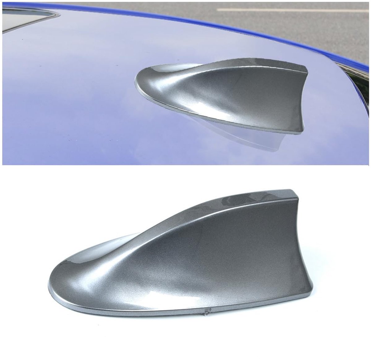 Dailygoody - Haaienvin antenneafdekking - Auto-accessoire - Koolstofvezel - Universeel - Modificatie voor auto - Geschikt voor SUV en vrachtwagens