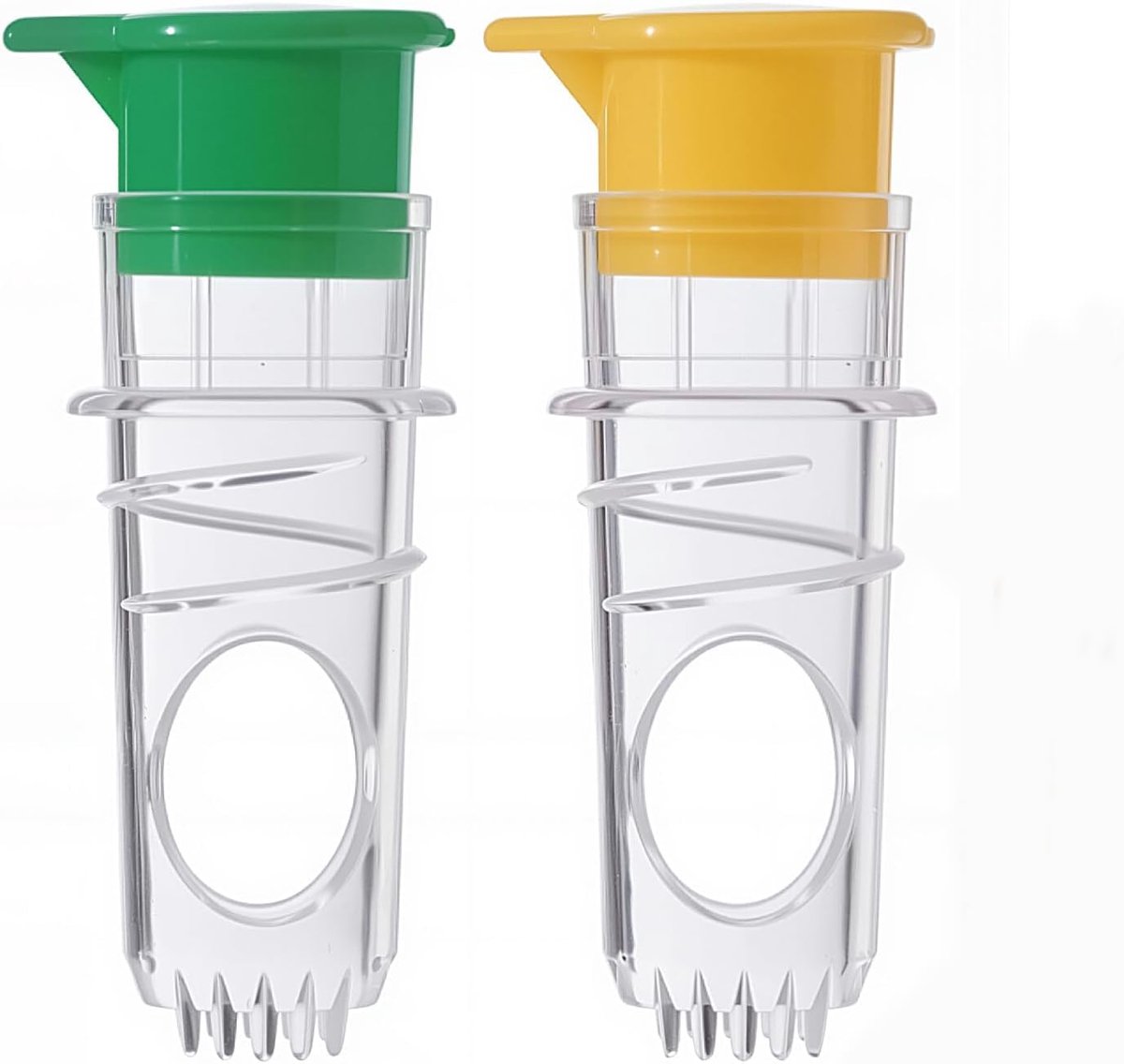 Citruspers Set - Handpers Sap - Verse Sap Maken - Vaatwasserbestendig - 2 Stuks - Geel Groen