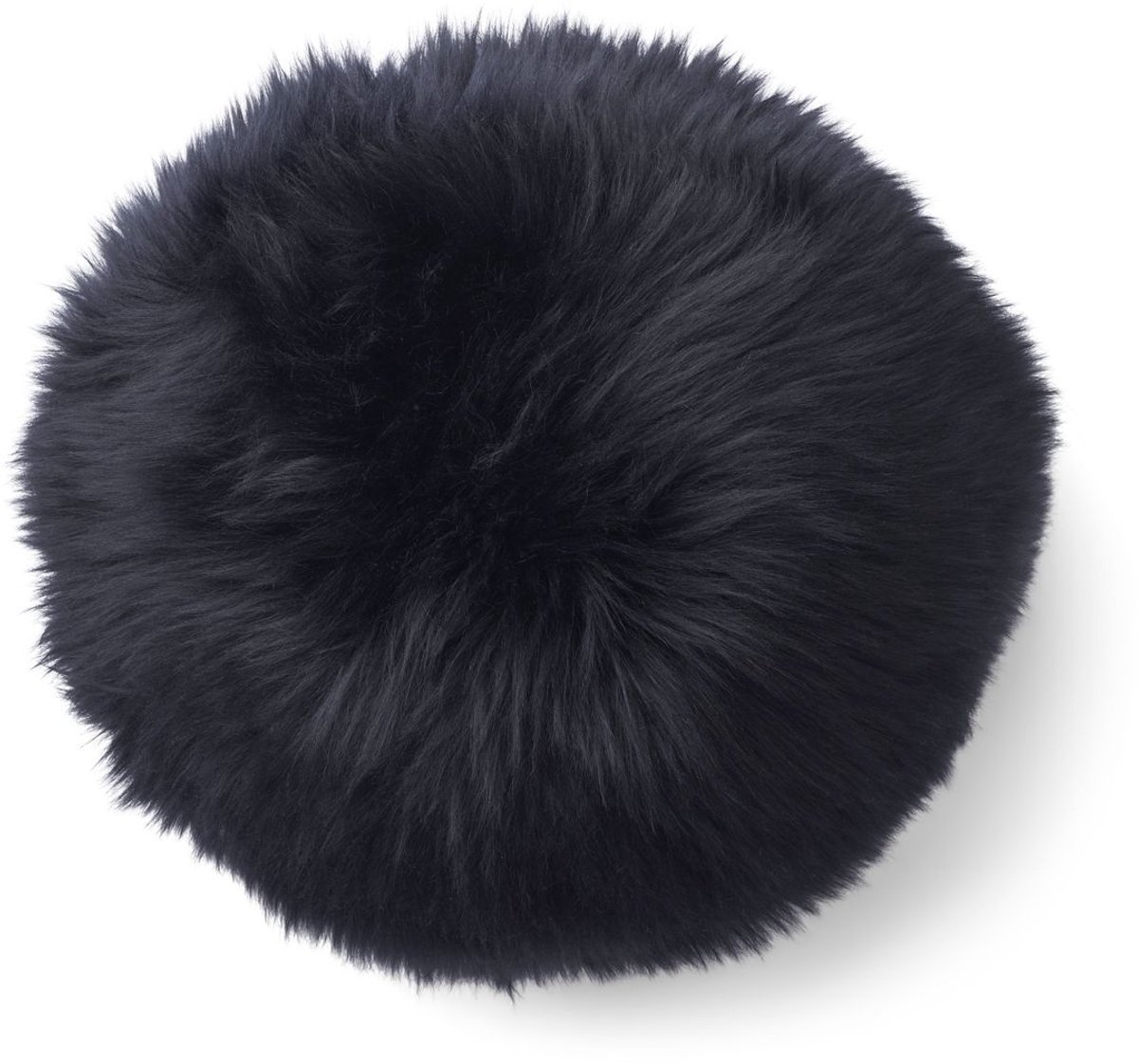 Sheepskin House - Angeliet Kussen - Rond - Langharige Schapenvacht - D30cm