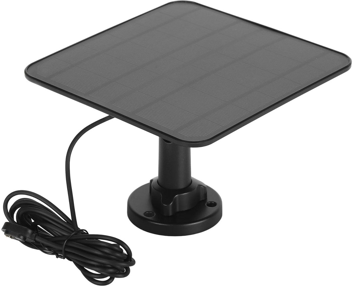 SPHProducts - Zonnepaneel voor Beveiligingscamera - 12W Oplader - Magnetisch en Waterdicht - Voor Pro 3/Pro 4/Pro 5 - Duurzame Energiebron