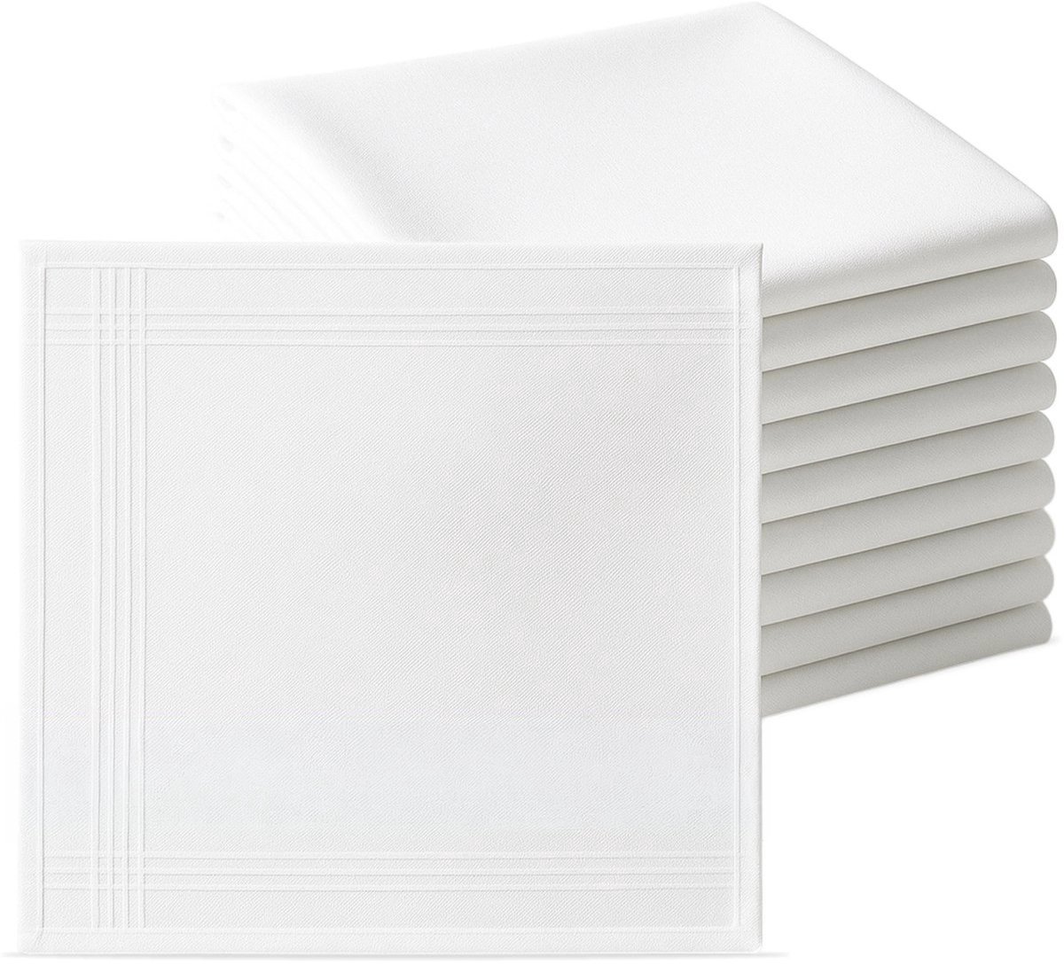 Luft Zakdoeken heren 100% katoen - 14 stuks - 40x40cm - Herbruikbare - Boeren zakdoek - Voor volwassenen