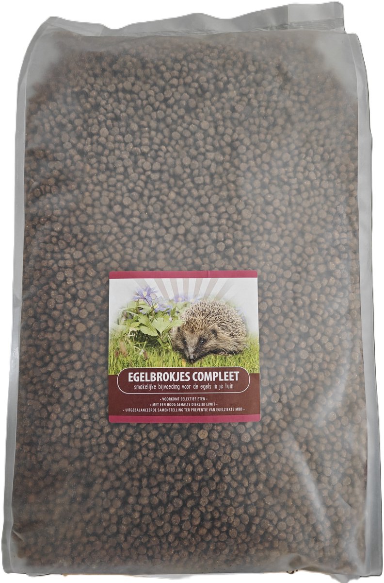 Voerwaarts Egelbrokjes compleet - 8kg - Egelvoer