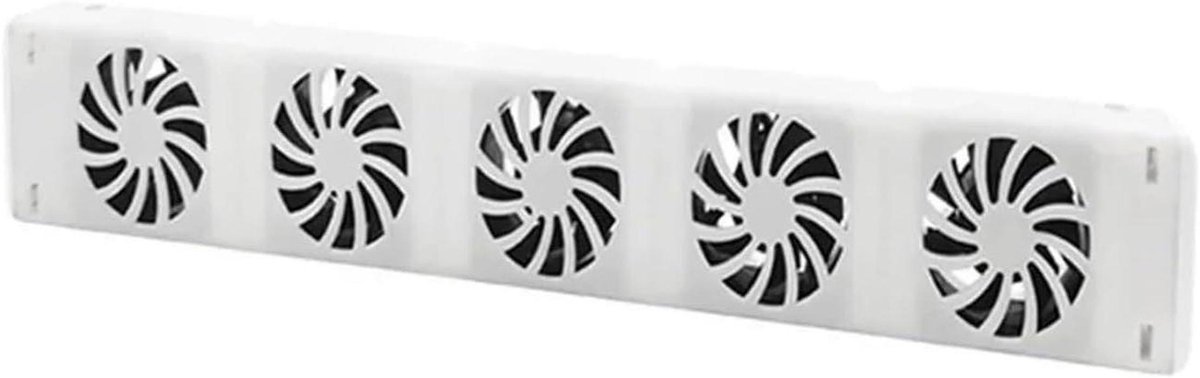 Radiator Ventilator - Slimme Verwarmer - Energie Besparen - Fluisterstil Ontwerp - 47cm Lengte - Wit