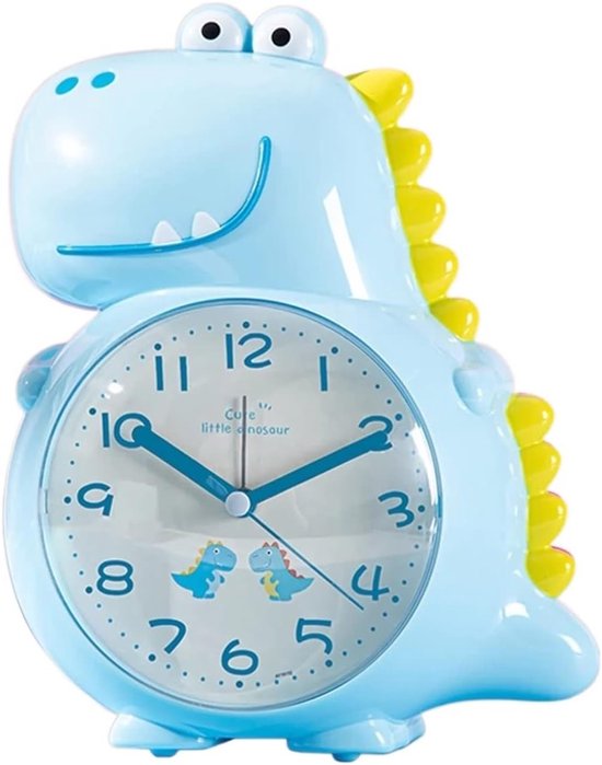 Dinosaurus Kinderwekker - Digitale Tafelklok - Kinderslaap Oefenen - Zacht Kleurontwerp - 10x10 mm - Eén Kleur — afbeelding 5