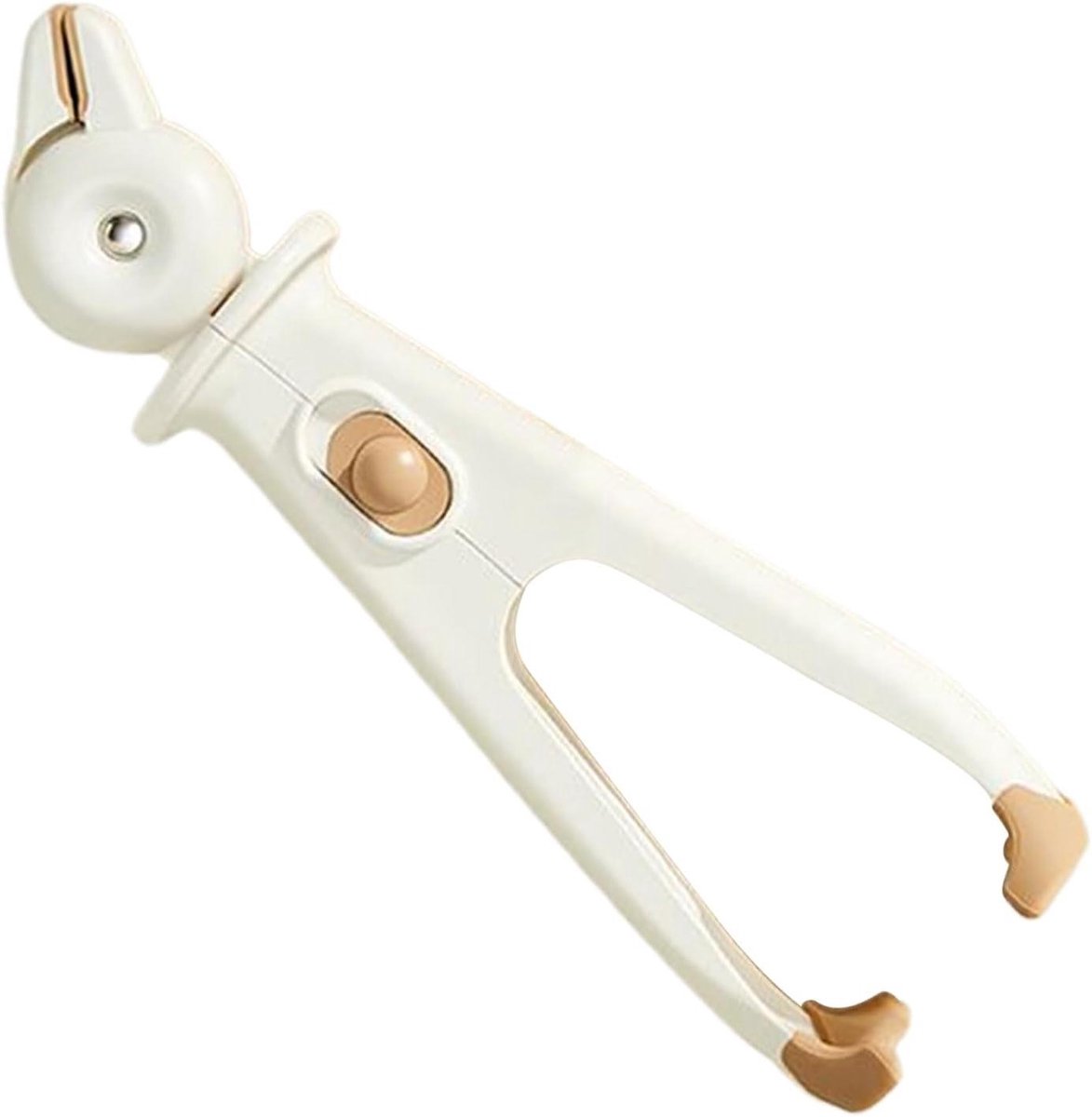 Tang voor borden - Komhouder warm - Hete gerechten pakken - Antislip siliconen - 24 cm - Wit