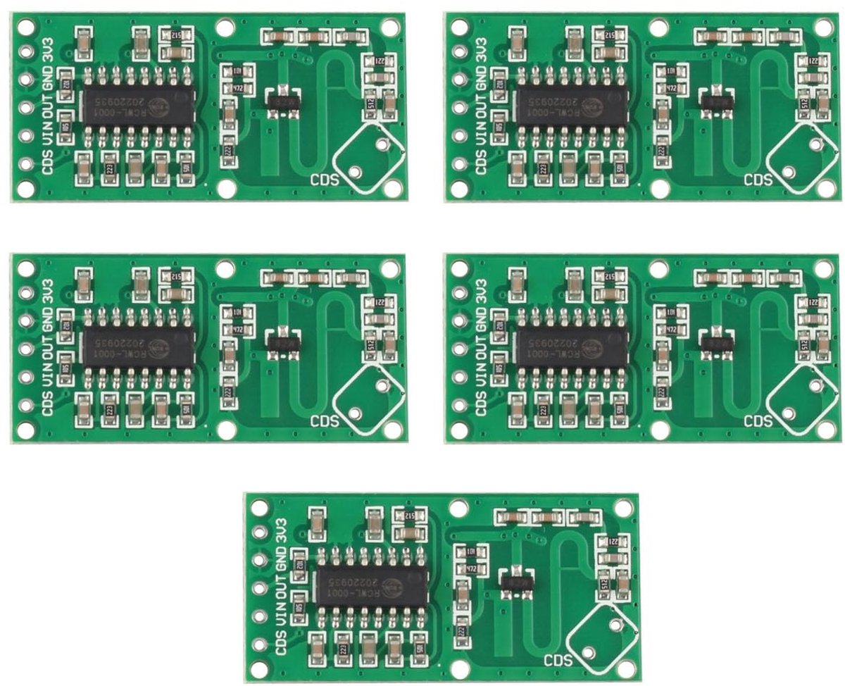 aladdien - RCWL-0516 - Bewegingssensor - Hoge gevoeligheid - Groen - Microgolf technologie - Ideaal voor smart home toepassingen - Geschikt voor bev..