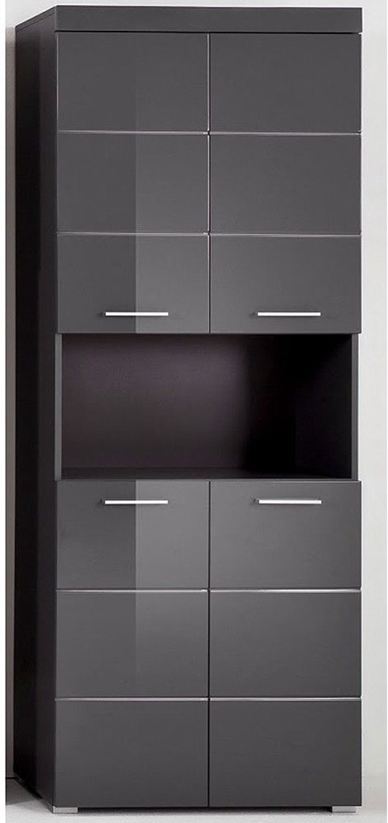 Hoge kast Amanda | 73 x 31 x 190 cm | Agave Grey