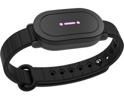 BOND TOUCH 4 Armband, lange afstandsrelatie, touch-armband voor koppels, vrienden en familie om zich verbonden te voelen (1 eenheid) (POP zwart)
