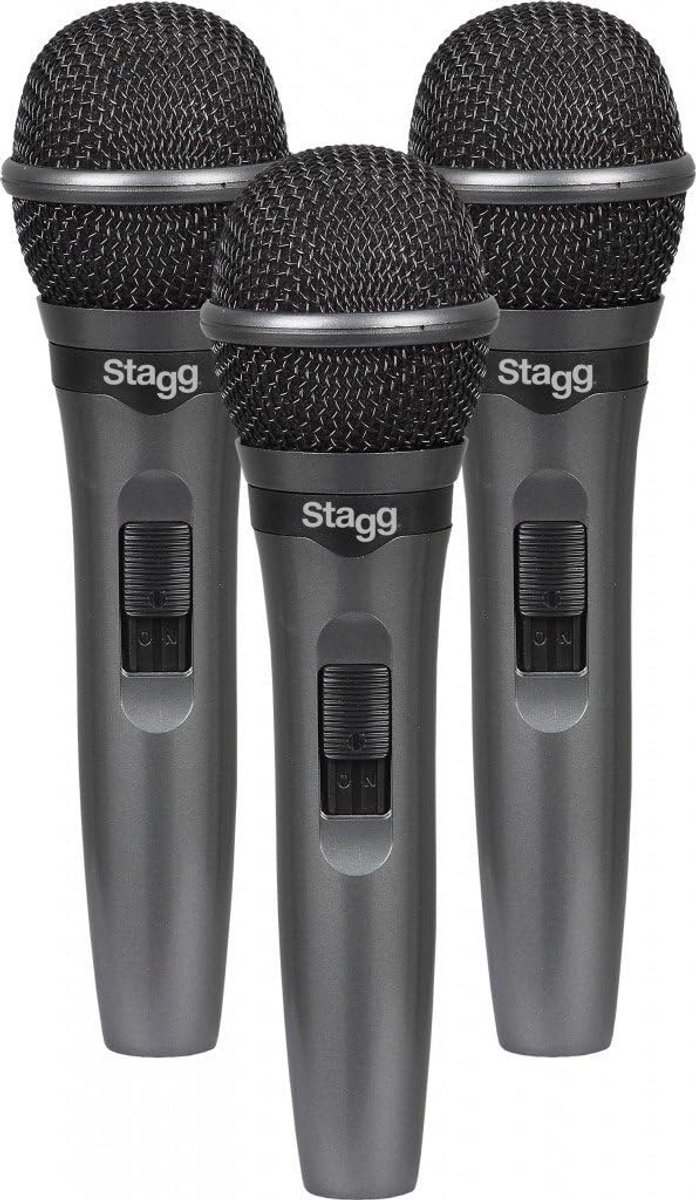 Stagg Live Stage Dynamische Microfoon (Set van 3)