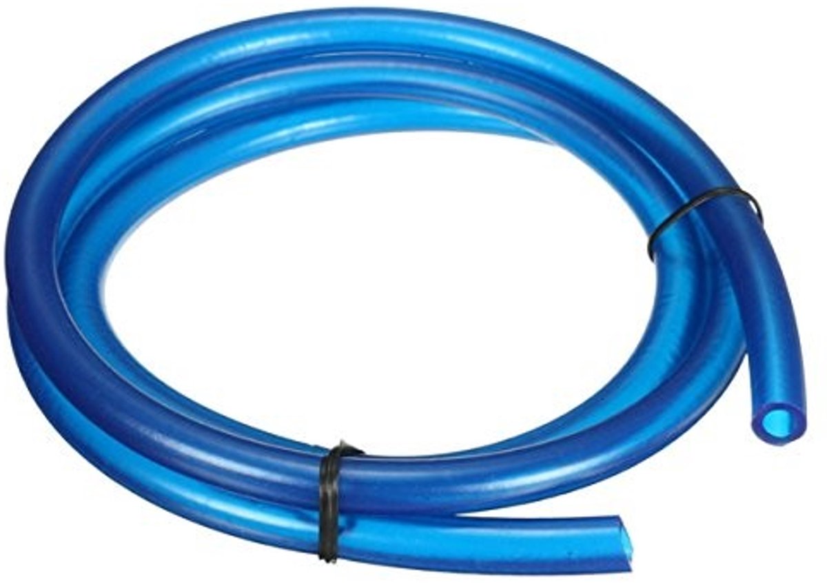 aladdien - Gasoline Fuel Line Hose - Universeel - Robuust en flexibel - Nautical blue - Brandstofslang - Voor de meeste motorfietsen - 1 meter