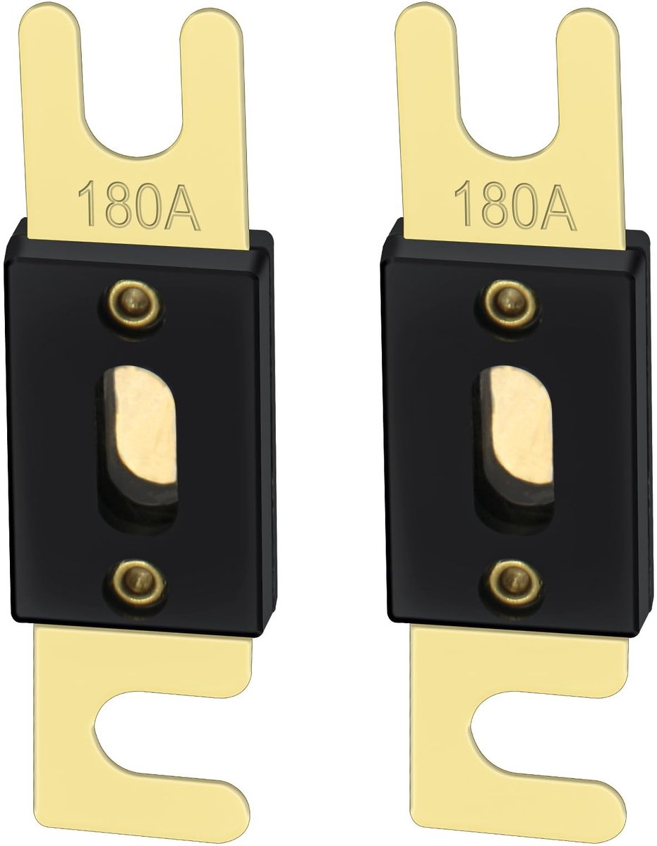 ONF3 Fuse - Auto-accessoires - 180 Amp - Gold & Black - 2 Stuks - Geschikt voor Car Stereo - ANL-180