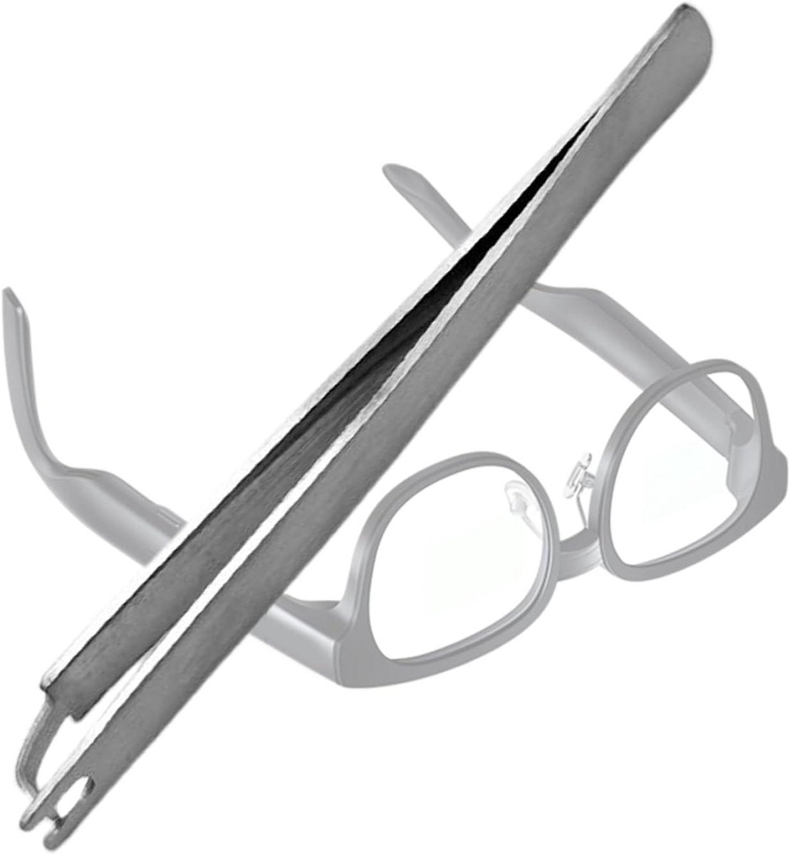 Neus Pad Pincet - Bril Reparatie Tool - Brillen Vormgeven - Roestvrij Staal - 15 g - Zilverkleurig