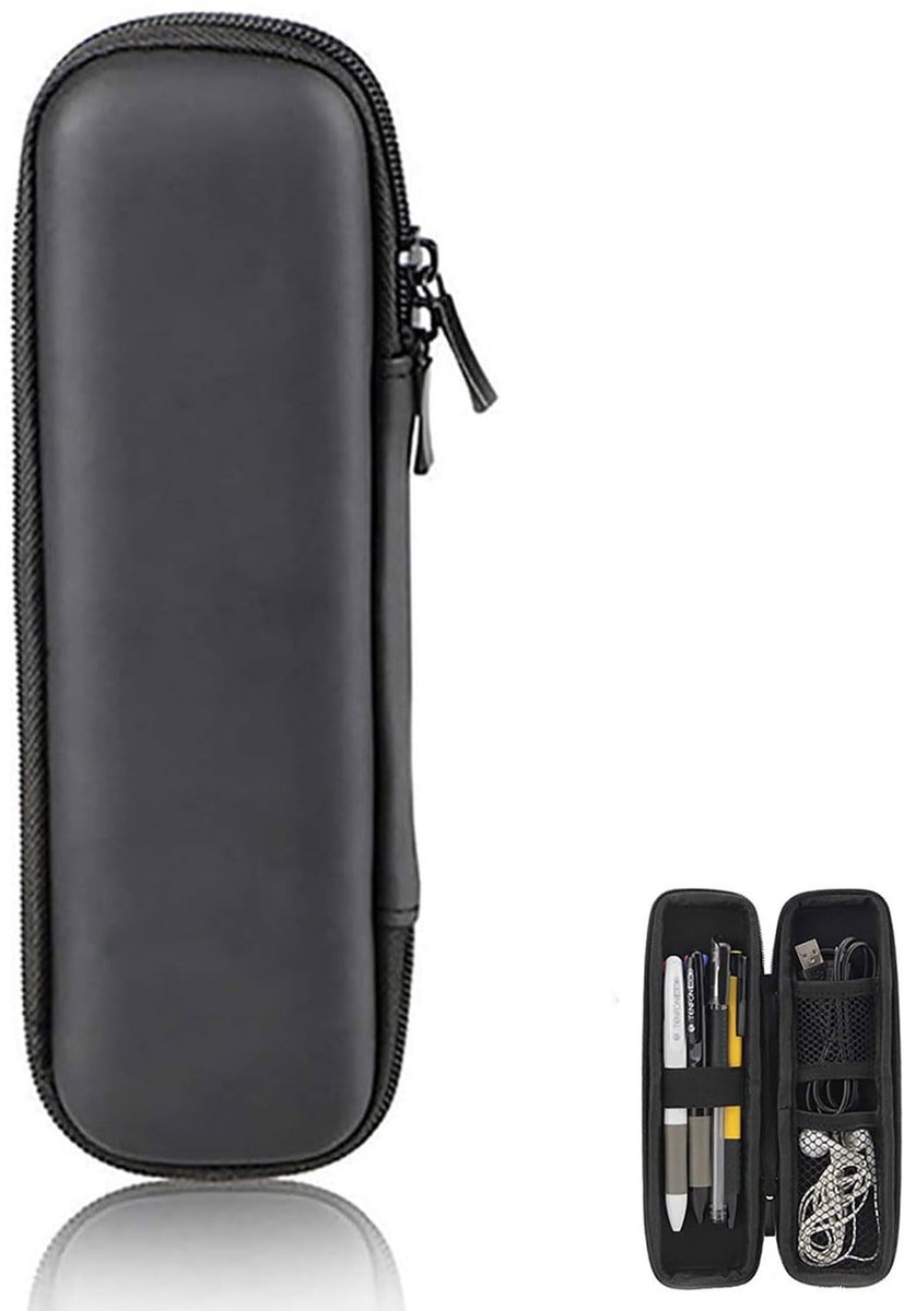 ZEACCT Hardcase Make-up Borstel Organizer - Compact Zwart Reistas