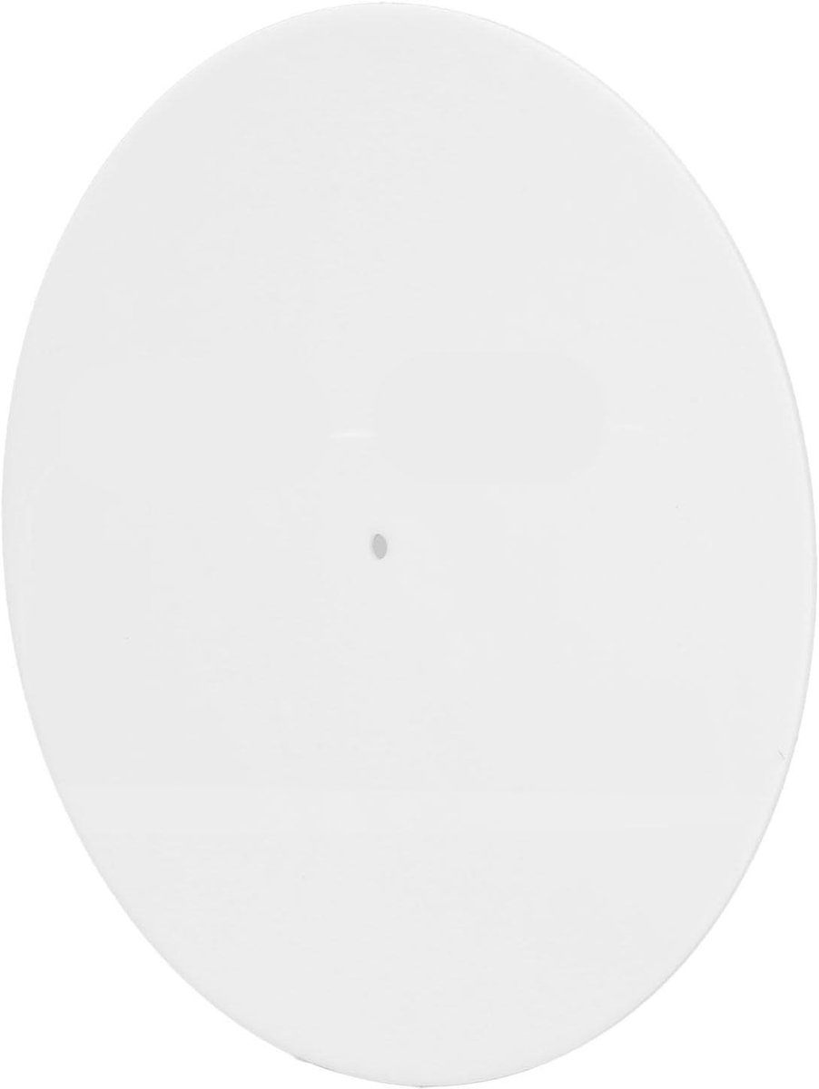 Draaitafelmat Acryl - Platenmat Slipmat - Verbeter Geluid - Vermindert Ruis - 12 Inch - Wit