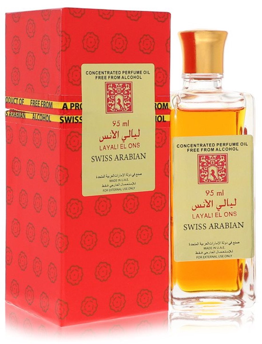 Swiss Arabian Swiss Arabian Layali El Ons concentrated perfume oil free from alcohol 36 ml