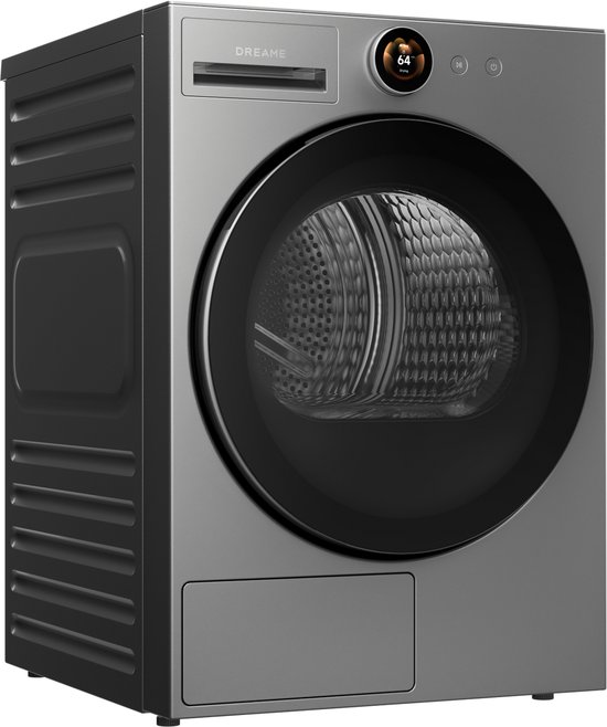 Dreame Droger L9 9kg | Slimme warmtepompdroger | Energiezuinig | Stoomfunctie - Strijkvrij | Stil | Grote trommel | Zonder condenswater | Anti-allergie | Huisdieren