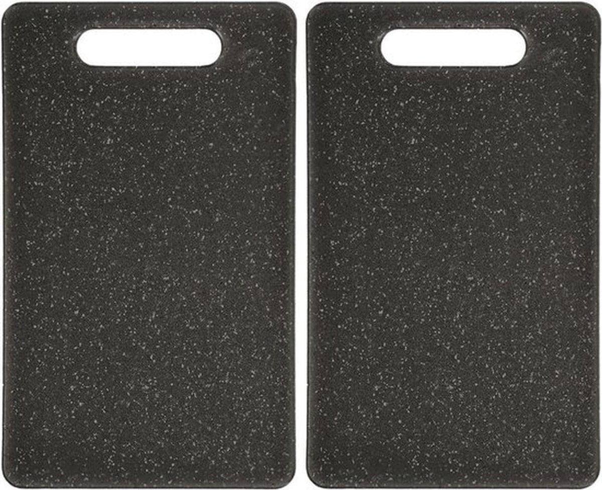 Kleine snijplanken set voor keuken 25,4 cm x 15,2 cm - plastic snijmat - vaatwasmachinebestendig - camping voedsel fruit prep groenten - gemakkelijk grip - 2 stuks