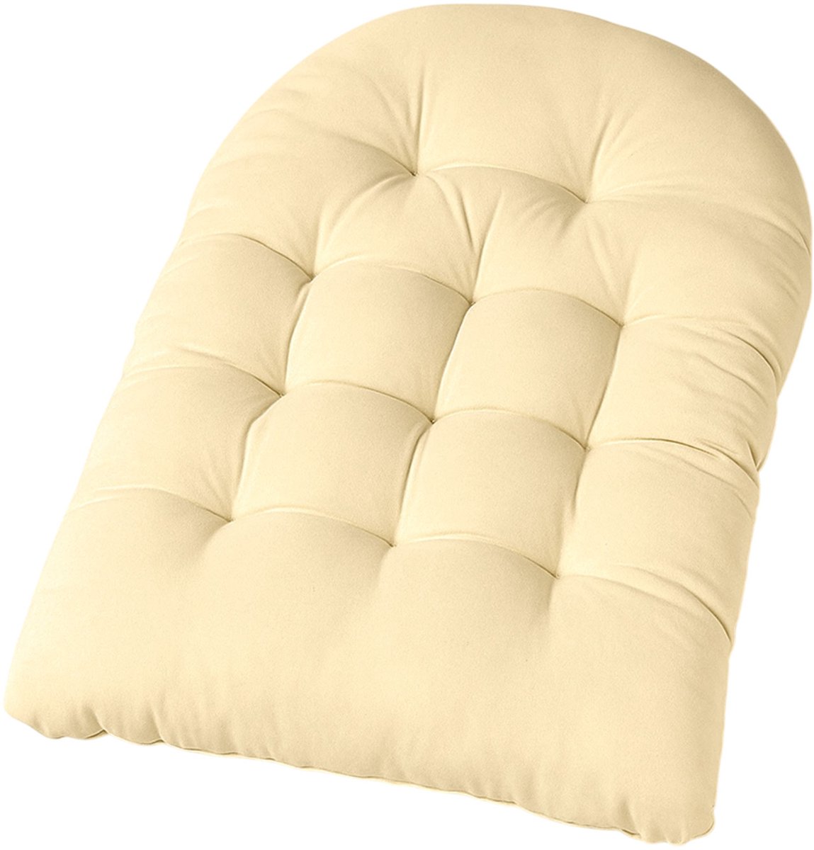 Homescapes Hangstoel Kussen - Dik Universeel Egg Chair Kussen - 80x120 cm - 100% Katoen - OEKO-TEX - Crème