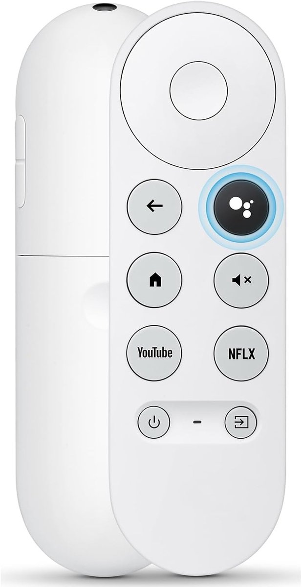 ARKAIA - Afstandsbediening geschikt voor Google Chromecast HD/4K wit - Afstandsbediening - Remote control - Chromecast met Google TV - Chromecast 2020 en nieuwer