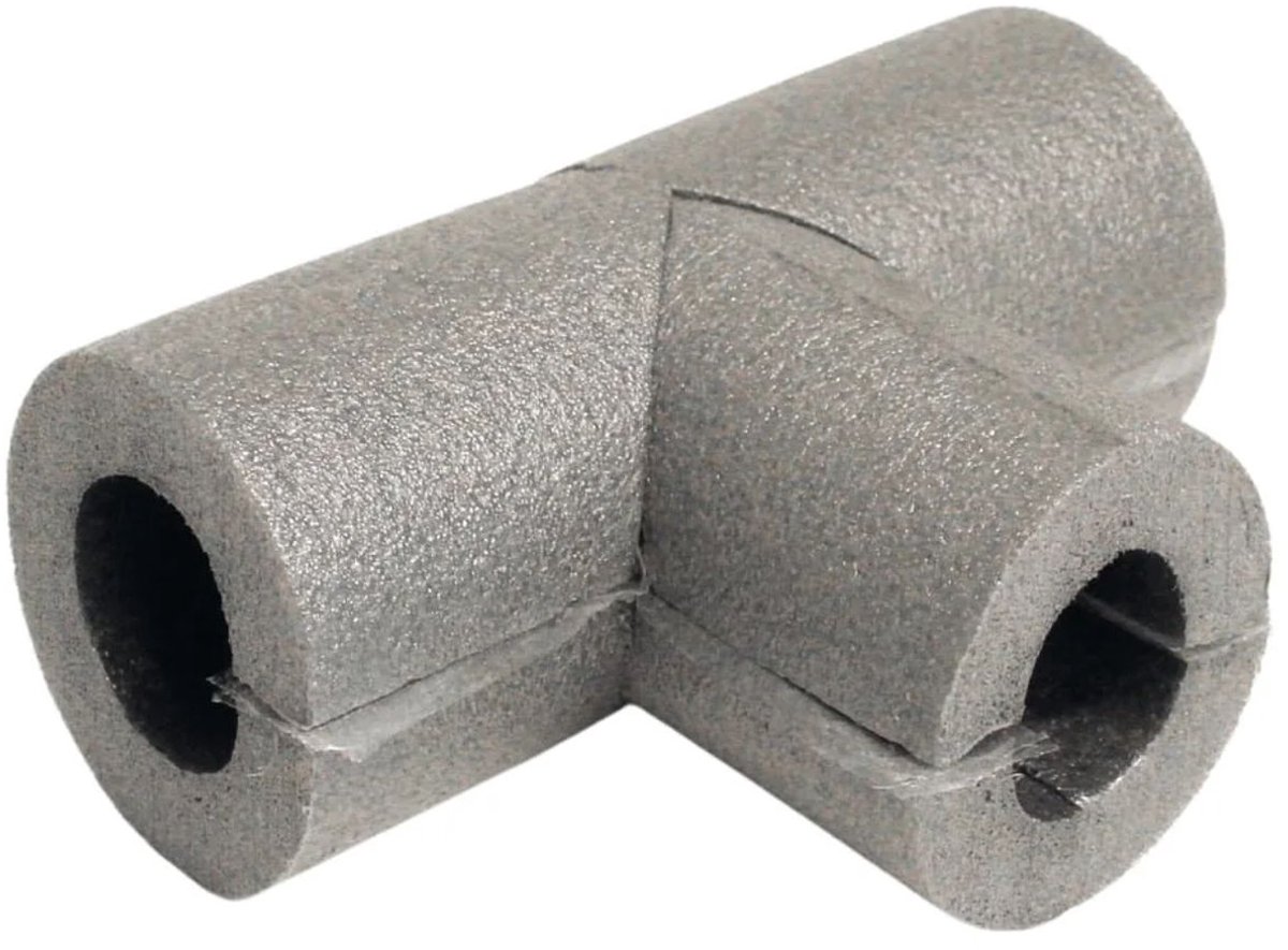 Zelfklevende Buisisolatie T-stuk, 18mm x 13mm